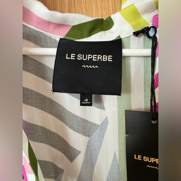 NWT - Le Superbe Miko Sundress Sun Dress Hi-Lo Hem Stripe Multi - Size 4 - Picture 8 of 8